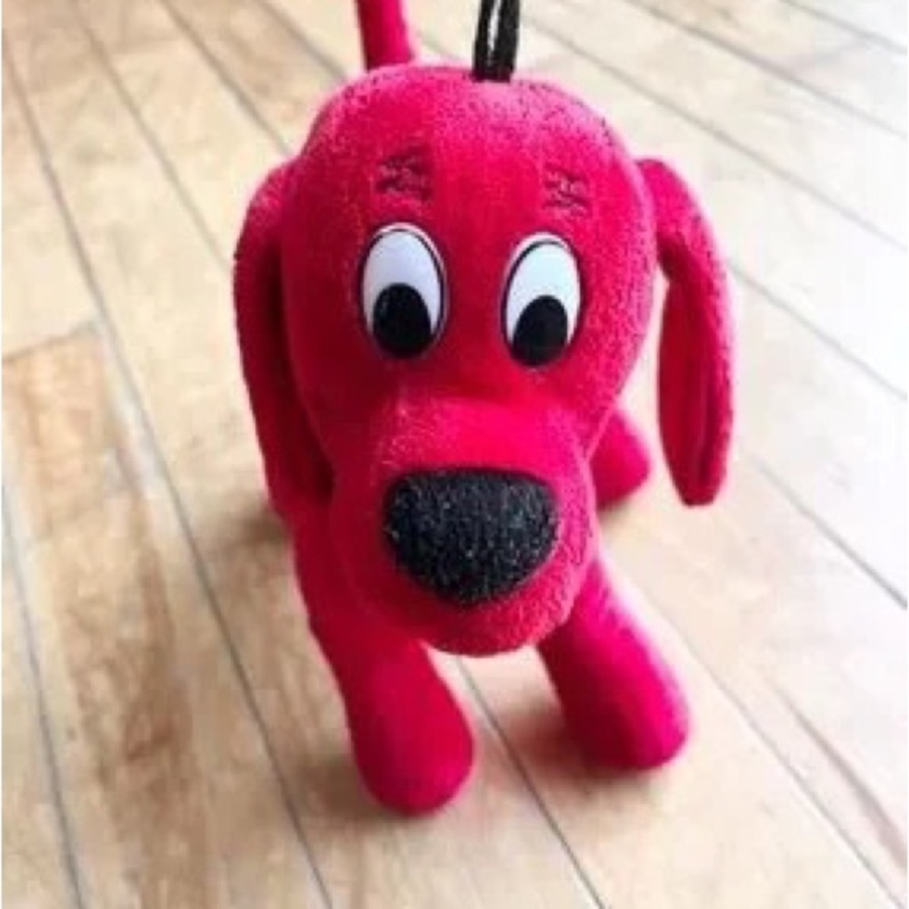 Red Plush Dog Toy - Soft Pet Plush Toy - Picture 2 of 7